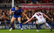 28 October 2017; Jordan Larmour of Leinster in action against Tommy Bowe of Ulster during the Guinness PRO14 Round 7 match between Ulster and Leinster at the Kingspan Stadium in Belfast. Photo by Ramsey Cardy/Sportsfile