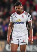 28 October 2017; A dejected Charles Piutau of Ulster following the Guinness PRO14 Round 7 match between Ulster and Leinster at Kingspan Stadium in Belfast. Photo by David Fitzgerald/Sportsfile