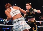 28 October 2017; Katie Taylor, right, during her vacant WBA World Female Lightweight Title bout with Anahi Sanchez at the Principality Stadium in Cardiff, Wales. Photo by Stephen McCarthy/Sportsfile
