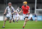 28 October 2017; Paul Schutte of Cuala in action against Niall Corcoran of Kilmacud Crokes during the Dublin County Senior Club Hurling Championship Final match between Cuala and Kilmacud Crokes at Parnell Park in Dublin. Photo by Matt Browne/Sportsfile