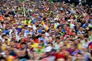 29 October 2017; A general view of a section of the 20,000 runners who took to the Fitzwilliam Square start line to participate in the 38th running of the SSE Airtricity Dublin Marathon, making it the fifth largest marathon in Europe. Photo by Ramsey Cardy/Sportsfile