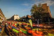 29 October 2017; A view of the 20,000 runners who took to the Fitzwilliam Square start line to participate in the 38th running of the SSE Airtricity Dublin Marathon, making it the fifth largest marathon in Europe. Photo by Ramsey Cardy/Sportsfile