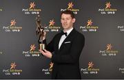 3 November 2017; Mayo footballer David Clarke pictured with his award during the PwC All Stars 2017 at the Convention Centre in Dublin. Photo by Seb Daly/Sportsfile