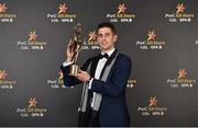 3 November 2017; Kerry footballer Paul Geaney pictured with his award during the PwC All Stars 2017 at the Convention Centre in Dublin. Photo by Seb Daly/Sportsfile