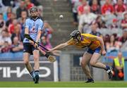 12 August 2012; Caolan Conway, Dublin, in action against Brian Carey, Clare. Electric Ireland GAA Hurling All-Ireland Minor Championship Semi-Final, Clare v Dublin, Croke Park, Dublin. Picture credit: Pat Murphy / SPORTSFILE