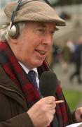 26 October 2002; Peadar Flanagan, RTE Radio. Horse racing. Picture credit; Ray McManus / SPORTSFILE *EDI*