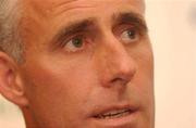 5 November 2002; Republic of Ireland Manager Mick McCarthy pictured at a press conference at which his departure as manager of the team was announced. Soccer. Picture credit; David Maher / SPORTSFILE *EDI*