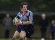 16 November 2002; Greg Mitchell, Belfast Harlequins, Rugby. Picture credit; Damien Eagers / SPORTSFILE *EDI*