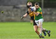 29 October 2017; Kevin Harney of Clonmel Commercials in action against Fionn Fitzgerald of Dr. Crokes during the AIB Munster GAA Football Senior Club Championship Quarter-Final match between Clonmel Commercials and Dr. Crokes at Clonmel Sportsfield, Clonmel in Tipperary. Photo by Eóin Noonan/Sportsfile