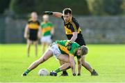 29 October 2017; Eoin Fitzgerald of Clonmel Commercials in action against John Payne of Dr. Crokes during the AIB Munster GAA Football Senior Club Championship Quarter-Final match between Clonmel Commercials and Dr. Crokes at Clonmel Sportsfield, Clonmel in Tipperary. Photo by Eóin Noonan/Sportsfile