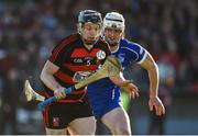 29 October 2017; Philip Mahony of Ballygunner in action against Pa Bourke of Thurles Sarsfields during the AIB Munster GAA Hurling Senior Club Championship Quarter-Final match between Ballygunner and Thurles Sarsfields at Walsh Park in Waterford. Photo by Diarmuid Greene/Sportsfile