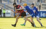 29 October 2017; Harley Barnes of Ballygunner in action against Lar Corbett of Thurles Sarsfields during the AIB Munster GAA Hurling Senior Club Championship Quarter-Final match between Ballygunner and Thurles Sarsfields at Walsh Park in Waterford. Photo by Diarmuid Greene/Sportsfile