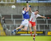 29 October 2017; Niall Smith of Cavan Gaels in action against Michael Herron of Lamh Dhearg during the AIB Ulster GAA Football Senior Club Championship Quarter-Final match between Cavan Gaels and Lamh Dhearg at Kingspan Breffni in Cavan. Photo by Oliver McVeigh/Sportsfile