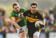 29 October 2017; Paul Clarke of Dr. Crokes in action against Liam Ryan of Clonmel Commercials during the AIB Munster GAA Football Senior Club Championship Quarter-Final match between Clonmel Commercials and Dr. Crokes at Clonmel Sportsfield, Clonmel in Tipperary. Photo by Eóin Noonan/Sportsfile