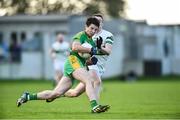 29 October 2017; James McPadden of Rhode in action against Benny Carroll of Portlaoise during the AIB Leinster GAA Football Senior Club Championship First Round match between Rhode and Portlaoise at Bord na Mona O'Connor Park in Tullamore, Co Offaly. Photo by Matt Browne/Sportsfile