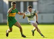 29 October 2017; Benny Carroll of Portlaoise in action against Dylan Kavanagh of Rhode during the AIB Leinster GAA Football Senior Club Championship First Round match between Rhode and Portlaoise at Bord na Mona O'Connor Park in Tullamore, Co Offaly. Photo by Matt Browne/Sportsfile