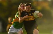 29 October 2017; Daithi Casey of Dr. Crokes in action against Padraig Looram of Clonmel Commercials during the AIB Munster GAA Football Senior Club Championship Quarter-Final match between Clonmel Commercials and Dr. Crokes at Clonmel Sportsfield, Clonmel in Tipperary. Photo by Eóin Noonan/Sportsfile