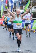29 October 2017; Jim O'Mahony of Carriag-Bhfear A.C., from Mallow, Co. Cork, competing during the SSE Airtricity Dublin Marathon, where 20,000 runners who took to the Fitzwilliam Square start line to participate in the 38th running of the SSE Airtricity Dublin Marathon, making it the fifth largest marathon in Europe. Photo by Ramsey Cardy/Sportsfile