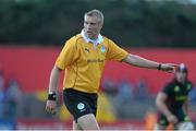 24 August 2012; Referee David Wilkinson. Pre-Season Friendly, Munster v London Irish, Musgrave Park, Cork. Picture credit: Diarmuid Greene / SPORTSFILE