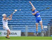 25 August 2012; Michael Devlin, Antrim, in action against Patrick O'Connor, Clare. Bord Gáis Energy GAA Hurling Under-21 All-Ireland Championship Semi-Final, Clare v Antrim, Semple Stadium, Thurles, Co. Tipperary. Picture credit: Diarmuid Greene / SPORTSFILE