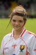 25 August 2012; Cork captain Marie Ambrose. All Ireland U16 ‘A’ Championship Final, Cork v Galway, MacDonagh Park, Nenagh, Co. Tipperary. Picture credit: Matt Browne / SPORTSFILE