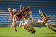 25 August 2012; Walter Walsh, Kilkenny, in action against Brian Flaherty, Galway. Bord Gáis Energy GAA Hurling Under-21 All-Ireland Championship Semi-Final, Galway v Kilkenny, Semple Stadium, Thurles, Co. Tipperary. Picture credit: Matt Browne / SPORTSFILE