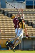 25 August 2012; Walter Walsh, Kilkenny, in action against Johnny Coen, Galway. Bord Gáis Energy GAA Hurling Under-21 All-Ireland Championship Semi-Final, Galway v Kilkenny, Semple Stadium, Thurles, Co. Tipperary. Picture credit: Diarmuid Greene / SPORTSFILE