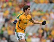 26 August 2012; Patrick Kennelly, Meath, celebrates after scoring his side's second goal. Electric Ireland GAA Football All-Ireland Minor Championship Semi-Final, Meath v Mayo, Croke Park, Dublin. Picture credit: Dáire Brennan / SPORTSFILE