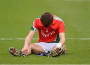 26 August 2012; A dejected Michael Plunkett, Mayo, after the game. Electric Ireland GAA Football All-Ireland Minor Championship Semi-Final, Meath v Mayo, Croke Park, Dublin. Picture credit: Dáire Brennan / SPORTSFILE