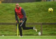 30 October 2017; Simon Zebo of Munster during Munster Rugby Squad Training at the University of Limerick in Limerick. Photo by Diarmuid Greene/Sportsfile