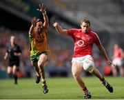 26 August 2012; Ciarán O'Sullivan, Cork, in action against Rory Kavanagh, Donegal. GAA Football All-Ireland Senior Championship Semi-Final, Cork v Donegal, Croke Park, Dublin. Picture credit: Tomas Greally / SPORTSFILE
