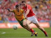 26 August 2012; Colm O'Neill, Cork, in action against Paddy McGrath, Donegal. GAA Football All-Ireland Senior Championship Semi-Final, Cork v Donegal, Croke Park, Dublin. Picture credit: Matt Browne / SPORTSFILE