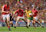 26 August 2012; Eoin Cadogan, Cork, in action against Michael Murphy, Donegal. GAA Football All-Ireland Senior Championship Semi-Final, Cork v Donegal, Croke Park, Dublin. Picture credit: Tomas Greally / SPORTSFILE