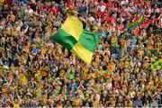 26 August 2012; Donegal supporters cheer on their side during the game. GAA Football All-Ireland Senior Championship Semi-Final, Cork v Donegal, Croke Park, Dublin. Picture credit: Dáire Brennan / SPORTSFILE