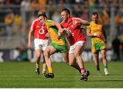 26 August 2012; Paul Kerrigan, Cork, in action against David Walsh, Donegal. GAA Football All-Ireland Senior Championship Semi-Final, Cork v Donegal, Croke Park, Dublin. Picture credit: Tomas Greally / SPORTSFILE