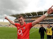 26 August 2012; Eamonn McGee, Donegal, celebrates after the game. GAA Football All-Ireland Senior Championship Semi-Final, Cork v Donegal, Croke Park, Dublin. Picture credit: Ray McManus / SPORTSFILE