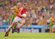 26 August 2012; Fintan Goold, Cork, in action against Neil Gallagher, Donegal. GAA Football All-Ireland Senior Championship Semi-Final, Cork v Donegal, Croke Park, Dublin. Picture credit: Ray McManus / SPORTSFILE
