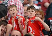 26 August 2012; Darragh Kenny and Michael White, Cork supporters. GAA Football All-Ireland Senior Championship Semi-Final, Cork v Donegal, Croke Park, Dublin. Picture credit: Oliver McVeigh / SPORTSFILE