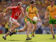 26 August 2012; Rory Gallagher, Donegal, in action against Alan O'Connor, Cork. GAA Football All-Ireland Senior Championship Semi-Final, Cork v Donegal, Croke Park, Dublin. Picture credit: Ray McManus / SPORTSFILE