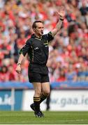 26 August 2012; Referee David Coldrick. GAA Football All-Ireland Senior Championship Semi-Final, Cork v Donegal, Croke Park, Dublin. Picture credit: Oliver McVeigh / SPORTSFILE