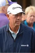 30 August 2012; Golfer Tom Lehman during the parade ahead of the Global Ireland Football Tournament 2012. Global Ireland Football Tournament 2012, Parade, Kildare Street, Dublin. Picture credit: Pat Murphy / SPORTSFILE