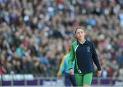 31 August 2012; Ireland's Heather Jameson, from Garristown, Dublin, awaits the start of the long jump - T37 final. Jameson jumped a new personal best while finishing 7th in the event overall London 2012 Paralympic Games, Athletics, Olympic Stadium, Olympic Park, Stratford, London, England. Picture credit: Brian Lawless / SPORTSFILE