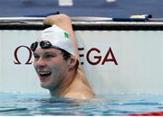 1 September 2012; Ireland's Darragh McDonald, from Gorey, Co. Wexford, celebrates after winning the men's 400m freestyle - S6 final. London 2012 Paralympic Games, Swimming, Aquatics Centre, Olympic Park, Stratford, London, England. Picture credit: Ian MacNicol / SPORTSFILE