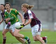 1 September 2012; Mairead Coyne, Galway, in action against Kerry. TG4 All-Ireland Ladies Football Senior Championship Semi-Final, Kerry v Galway, St. Brendan’s Park, Birr, Co. Offaly. Matt Browne / SPORTSFILE