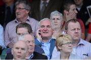 2 September 2012; Former Taoiseach Bertie Ahern ahead of the game. GAA Football All-Ireland Senior Championship Semi-Final, Dublin v Mayo, Croke Park, Dublin. Picture credit: Stephen McCarthy / SPORTSFILE