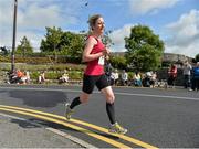 2 September 2012; Annamaria Costelloe, Gneeveguilla A.C., Co. Kerry, in action during the Woodie’s DIY Half Marathon Championships of Ireland. Presentation College, Athenry, Co. Galway. Picture credit: Barry Cregg / SPORTSFILE