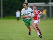 2 September 2012; Amy Kerrigan, Offaly, in action against Louth. TG4 All-Ireland Ladies Football Junior Championship Semi-Final, Louth v Offaly, Clane GAA Club, Co. Kildare. Picture credit: Matt Browne / SPORTSFILE