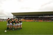 28 July 2012; The Meath team huddle before the start of the game. GAA Football All-Ireland Senior Championship Qualifier, Round 4, Meath v Laois, O'Connor Park, Tullamore, Co. Offaly. Photo by Sportsfile