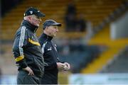 24 August 2012; Kilkenny manager Brian Cody, left, and selector Martin Fogarty during squad training ahead of their GAA Hurling All-Ireland Senior Championship Final against Galway on Sunday 9th September. Kilkenny Hurling Squad Training, Nowlan Park, Kilkenny. Picture credit: Matt Browne / SPORTSFILE