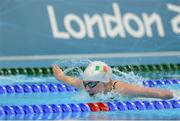 6 September 2012; Ireland's Ellen Keane, from Clontarf, Dublin, competes in the women's 200m individual medley - SM9 final. London 2012 Paralympic Games, Swimming, Aquatics Centre, Olympic Park, Stratford, London, England. Picture credit: Brian Lawless / SPORTSFILE